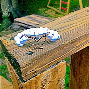 White butterfly bracelet